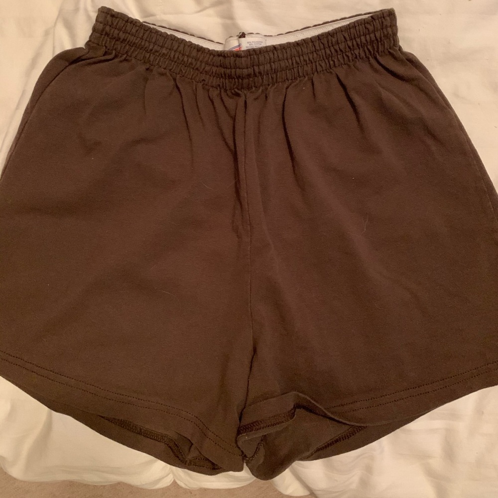 brown soffe shorts, kids XL/ women’s S/M